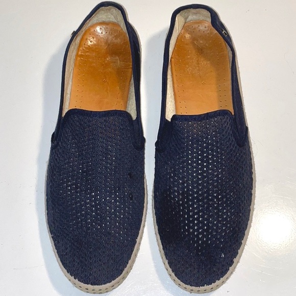 Rivieras Leisure Navy Blue Perforated Espadrilles Rivieras Jeans Mens Espadrille Shoes in Navy Blue - 10 US | eBay main image 3
